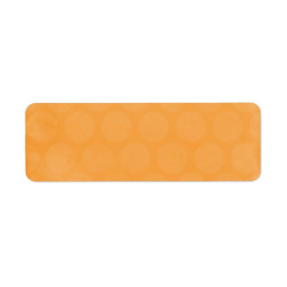 ETIQUETA GRAN NARANJA DE POPSICLE VERANO POLKADOTS CÍRCULOS
