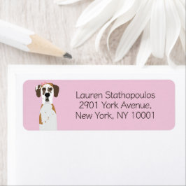 Etiqueta Gran perro de Dane Fawnequin