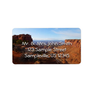 Etiqueta Gran punto de vista en el Parque Nacional Canyonla