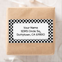 Etiqueta grande de la dirección del Personalizado