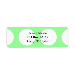 Etiqueta Grandes puntos blancos