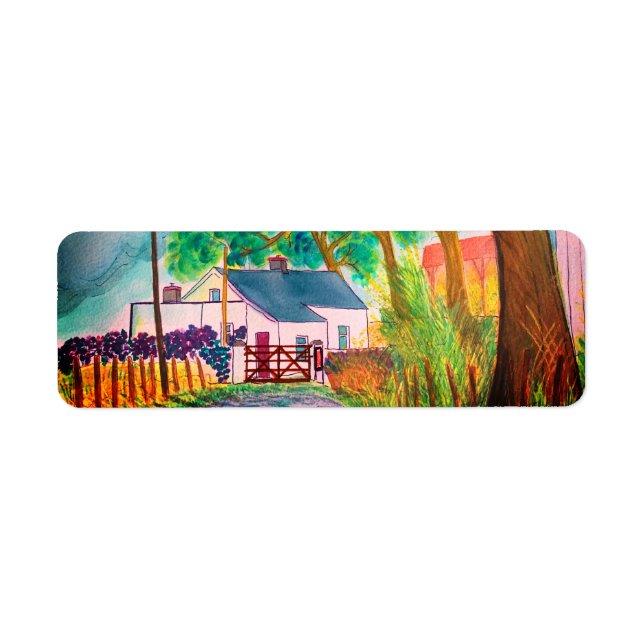 Etiqueta Granja irlandesa (Frente)