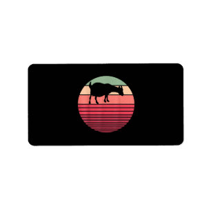 Etiqueta Granjero Retro Vintage Granja Animal Goat Lover Re