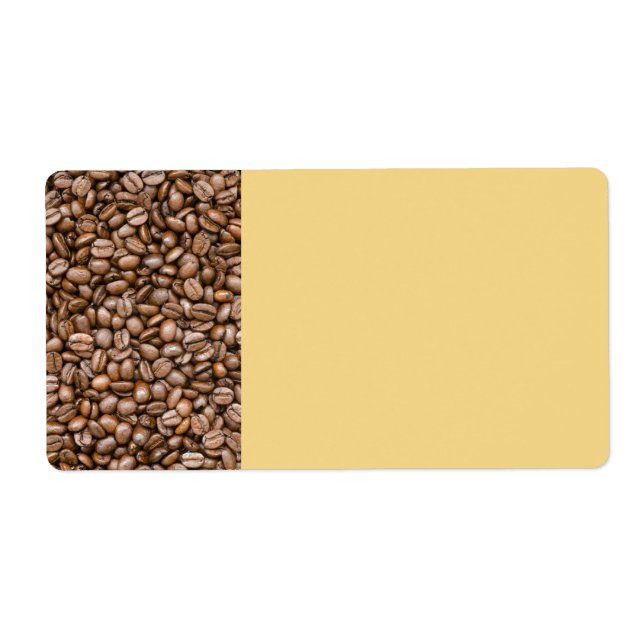 Etiqueta Granos de café (Frente)