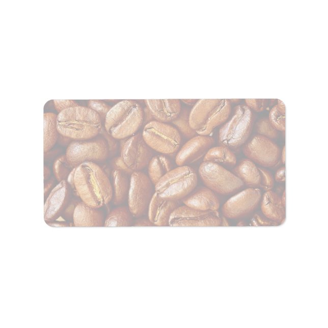 Etiqueta Granos de café (Frente)