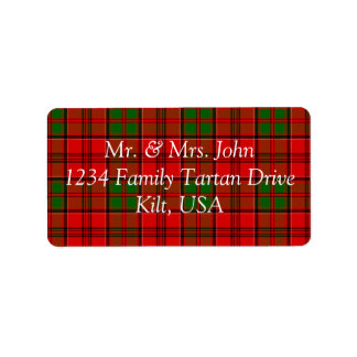 Etiqueta Grant Tartan