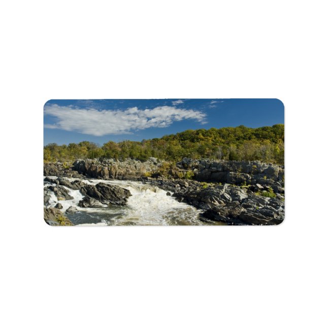 Etiqueta Great Falls Virginia (Frente)