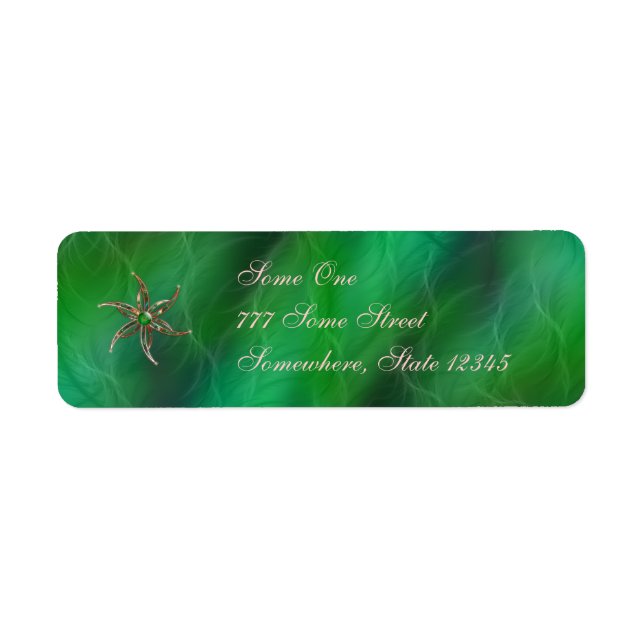Etiqueta Green as the Grass Address Labels (Frente)