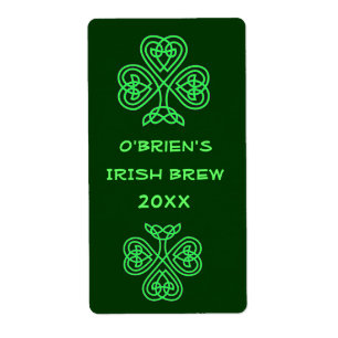 Etiqueta Green Beer Home Brew
