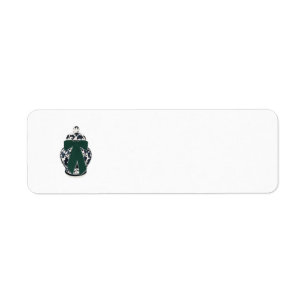 Etiqueta Green Bow Chinoiserie Vase Label