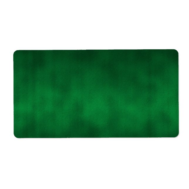 Etiqueta Green Gothic Ombre Background Art (Frente)