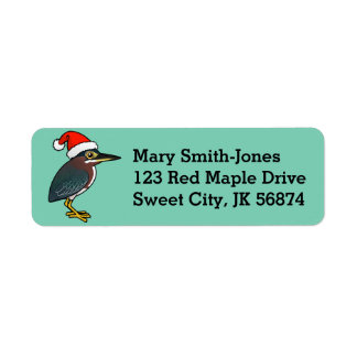 Etiqueta Green Heron Santa