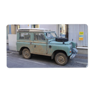 Etiqueta Green Land Rover