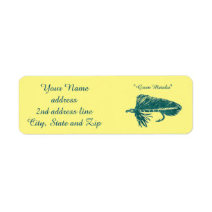 Etiqueta Green Matuka streamer, fly fish, fly tying art