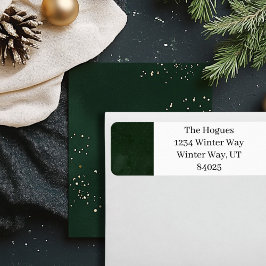 Etiqueta Green Pine Tree Happy