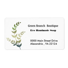 Etiqueta Green Tree Brands Handmade Boutique Business