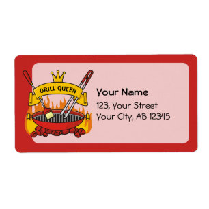 Etiqueta Grill Queen