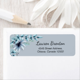 Etiqueta Gris azul polvoriento