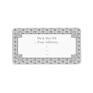 Etiqueta Gris de encaje cerámico