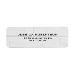 Etiqueta Gris Wall Plain Elegant Moderno