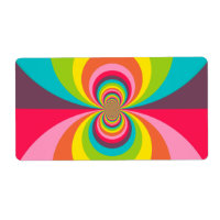 Groovy Retro Hippie Vintage Arcoiris Kaleidoscope