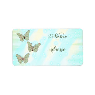 Etiqueta Grüne Schmetterlinge, personalidad