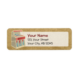 Etiqueta Grunge Jukebox