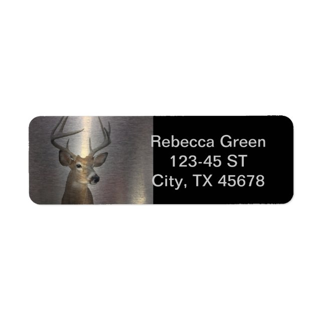 Etiqueta Gruntive Primitive buck white tail (Frente)