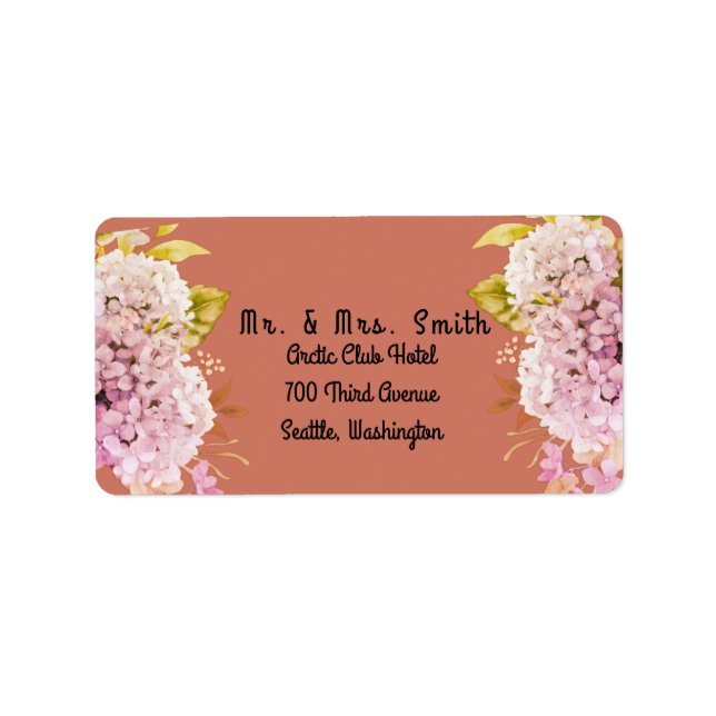 Etiqueta Grupo de flores (Frente)