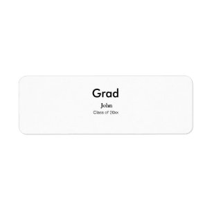 Etiqueta grupo de graduados agregar nombre congrats fecha a
