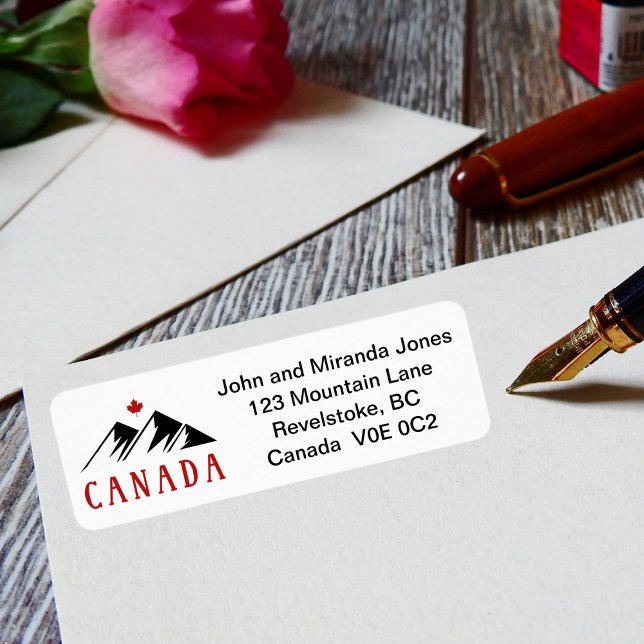 Etiqueta Guay Canada Monta hojas de arce canadienses (Subido por el creador)