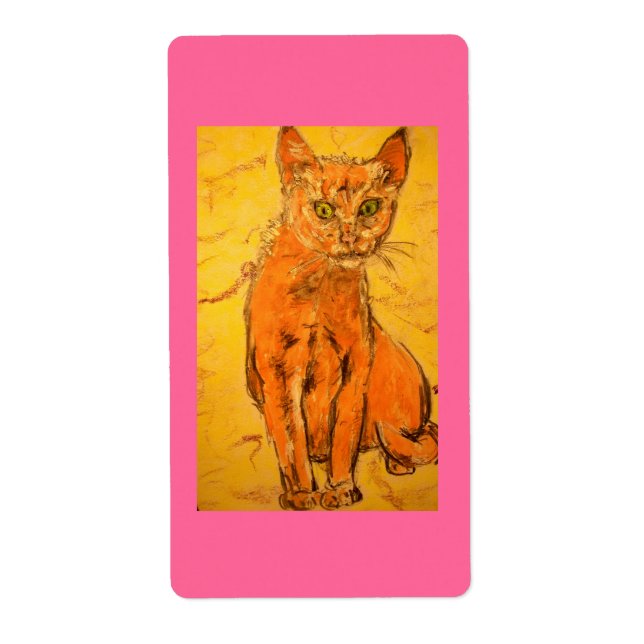 Etiqueta Guay Cat (Frente)