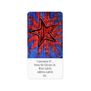 Etiqueta Guay Rustic Star Pop Art Print