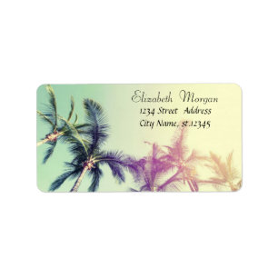 Etiqueta Guay Tropical, Palmeras