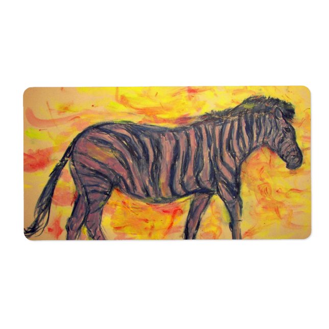Etiqueta Guay Zebra (Frente)