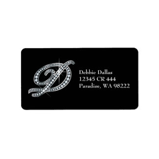 Etiqueta Guión D "Diamond Bling"