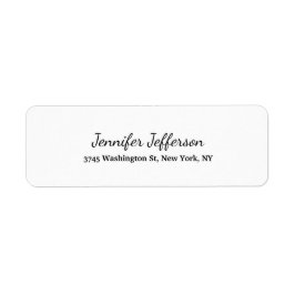 Etiqueta Guión de escritura a mano con escritura creativa P