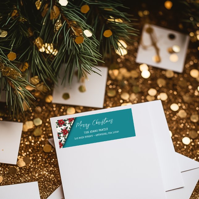 Etiqueta Guión moderno Letter Feliz Navidad (Subido por el creador)