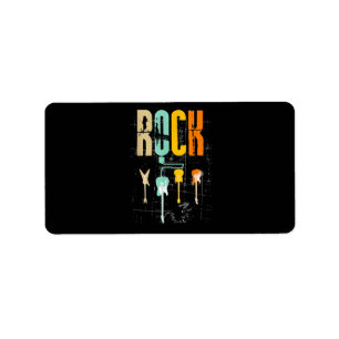 Etiqueta Guitar Lovers   Estilo retro   Regalo Para Guitari