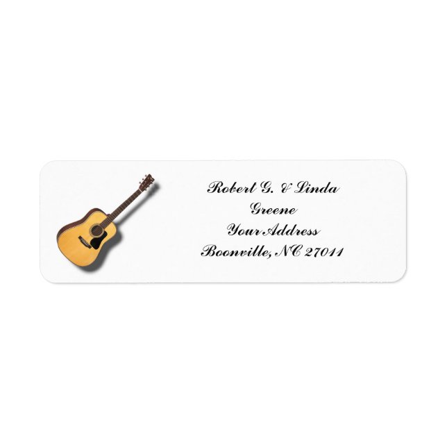 ETIQUETA GUITARRA (Frente)