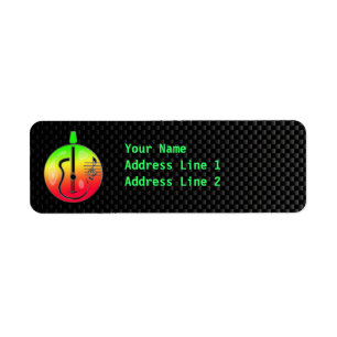 Etiqueta Guitarra acústica lisa