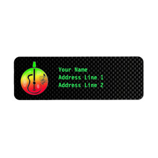 Etiqueta Guitarra Acústica Sleek