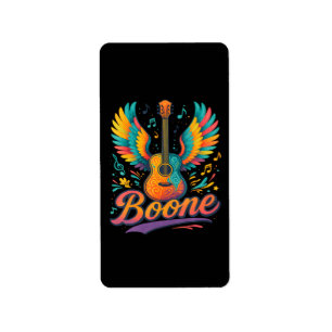 Etiqueta Guitarra Boone