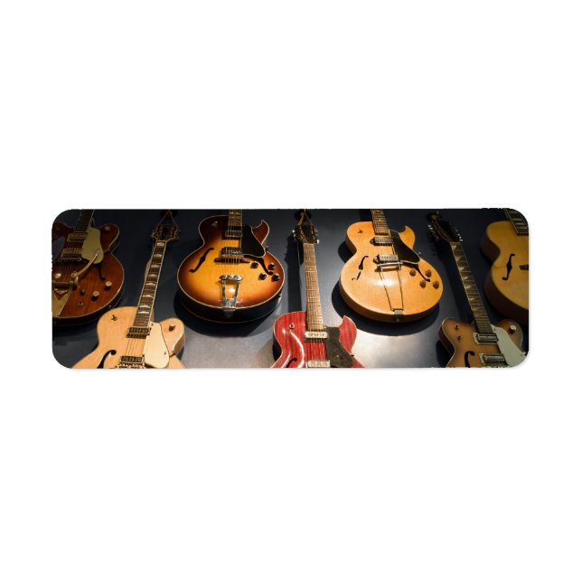 Etiqueta Guitarras de época (Frente)
