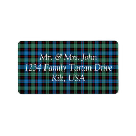 Etiqueta Guthrie Tartan Label