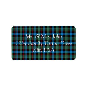 Etiqueta Guthrie Tartan Label