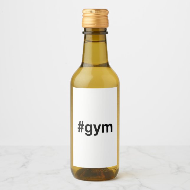 Etiqueta GYM (Anverso)