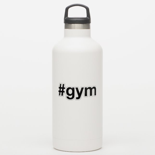 Etiqueta GYM (Botella de agua)