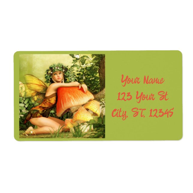 Etiqueta Hadas de hongo Thunder_Cove (Frente)
