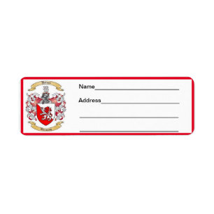 Etiqueta Haines Family Crest